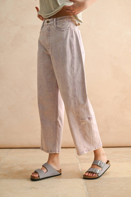 Lacey - Pastel Barrel Pants