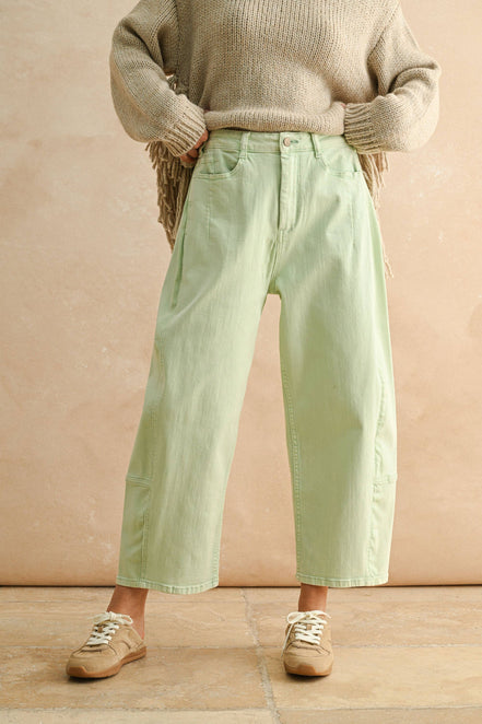 Lacey - Pastel Barrel Pants