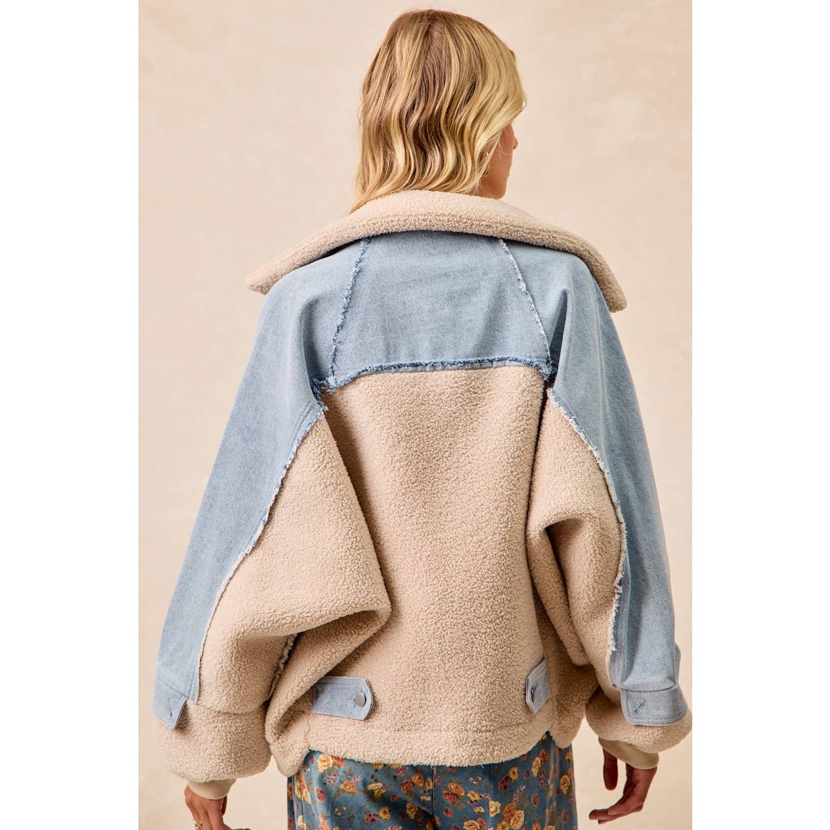 Aspen - Denim and Sherpa Jacket