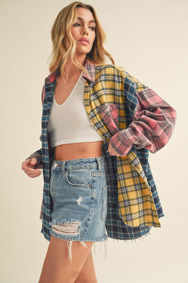Frankie - Patchwork Flannel