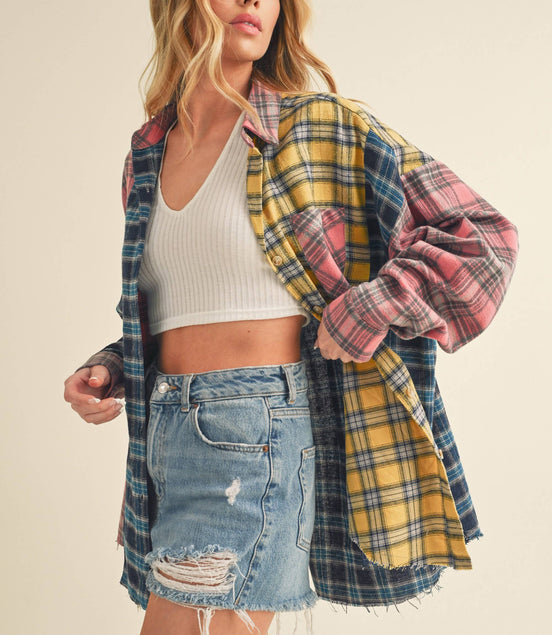 Frankie - Patchwork Flannel