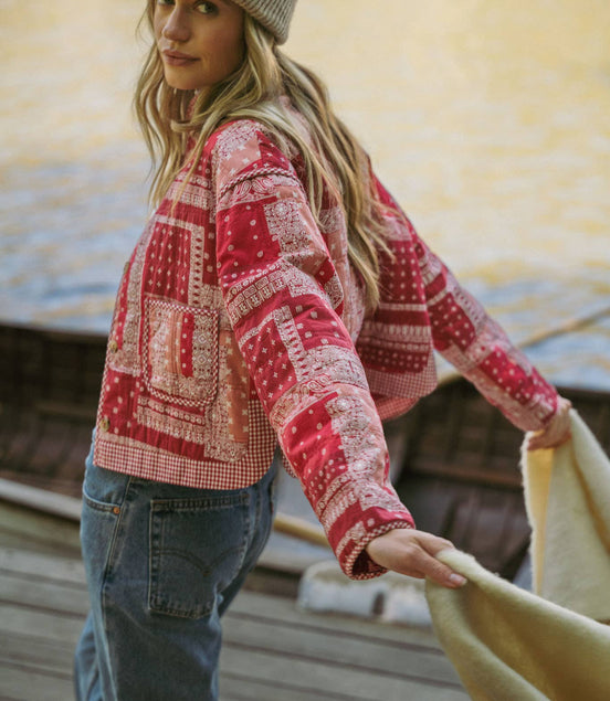 Juniper - Quilted Bandana Patchwork Jacket