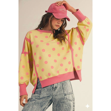 Callie - Polka Dot Pullover