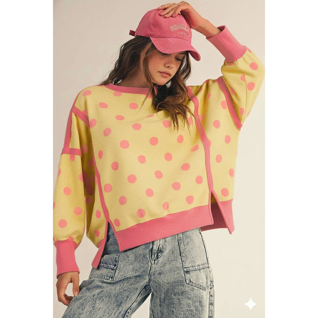 Callie - Polka Dot Pullover