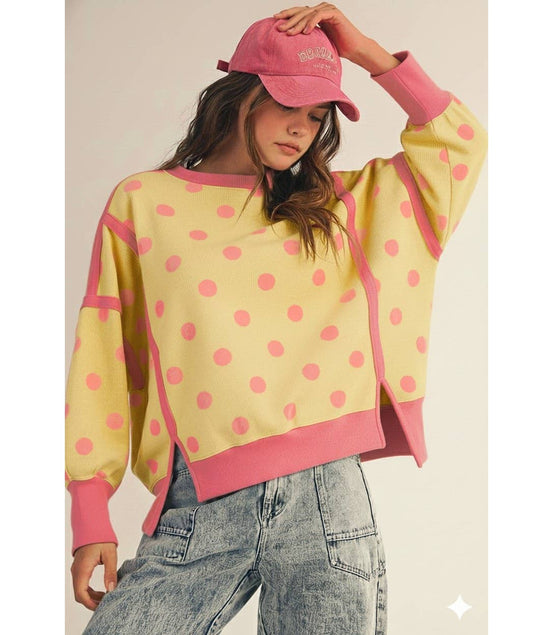 Callie - Polka Dot Pullover