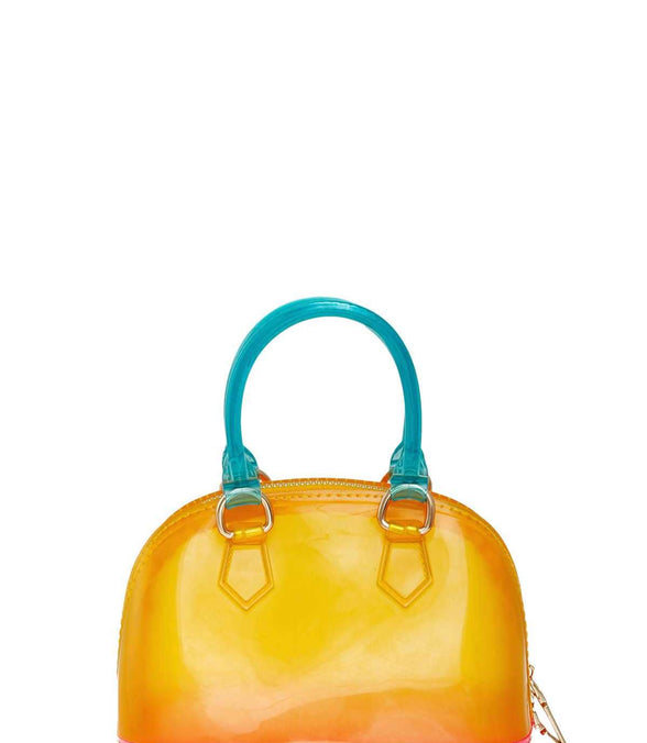 Jelly Dome Satchel Crossbody Bag