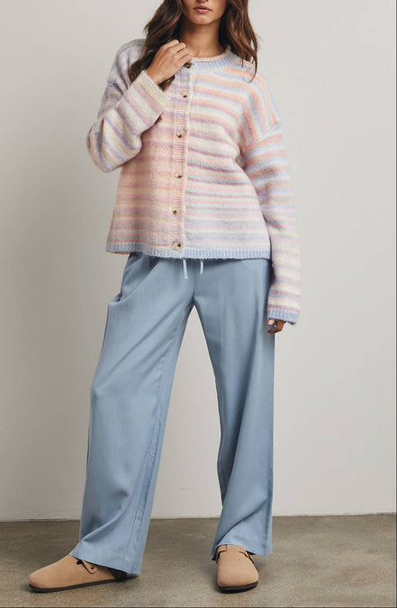 Dreamy - Rainbow Button-up Cardigan