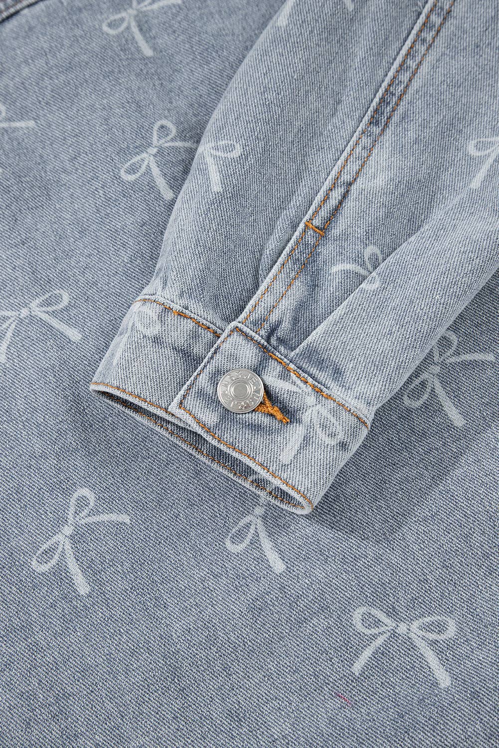Rachelle -  Bow Denim Jacket