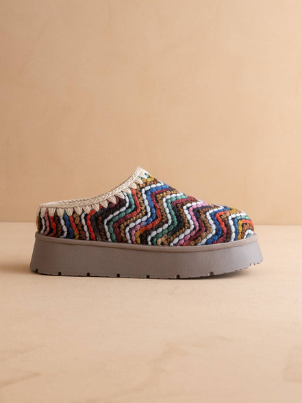 Brandi - Multi Color Cozy Mule Slipper