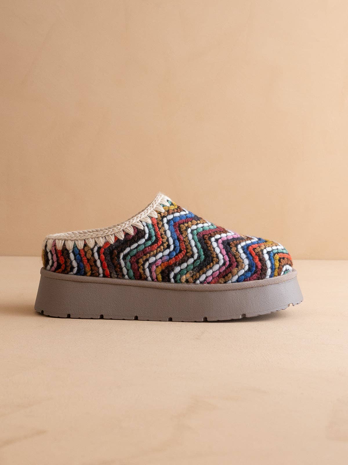 Brandi - Multi Color Cozy Mule Slipper