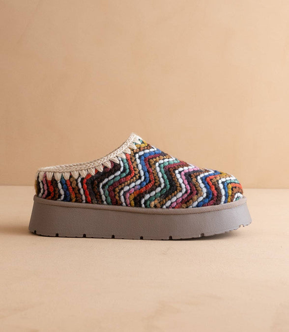 Brandi - Multi Color Cozy Mule Slipper