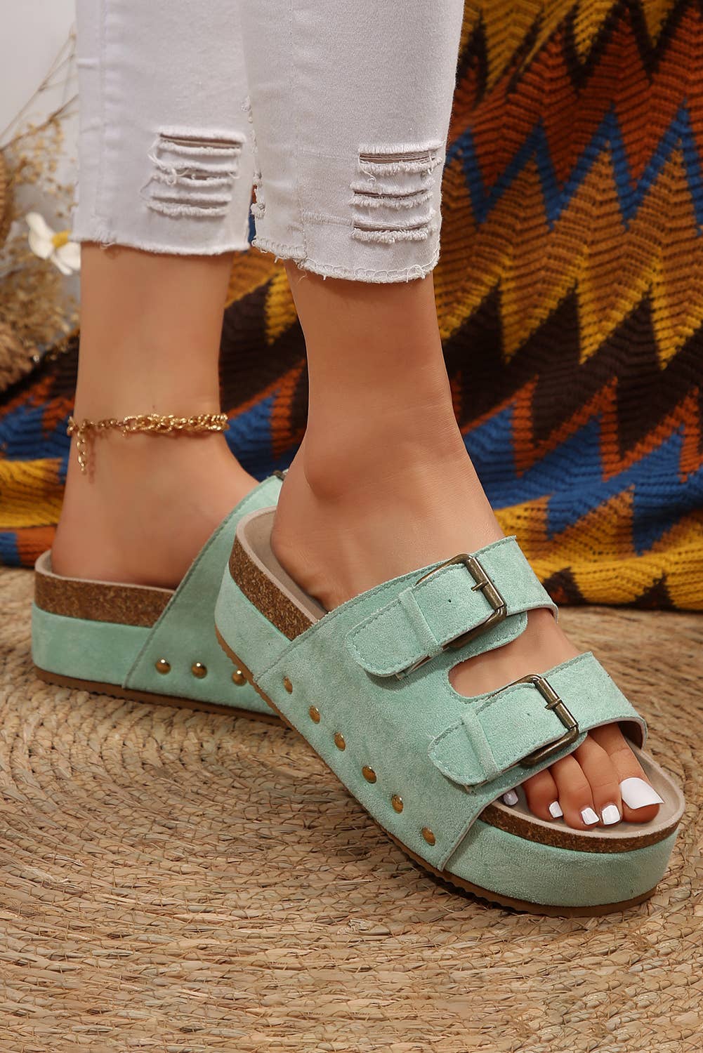 Meadow - Suede Platform Sandals