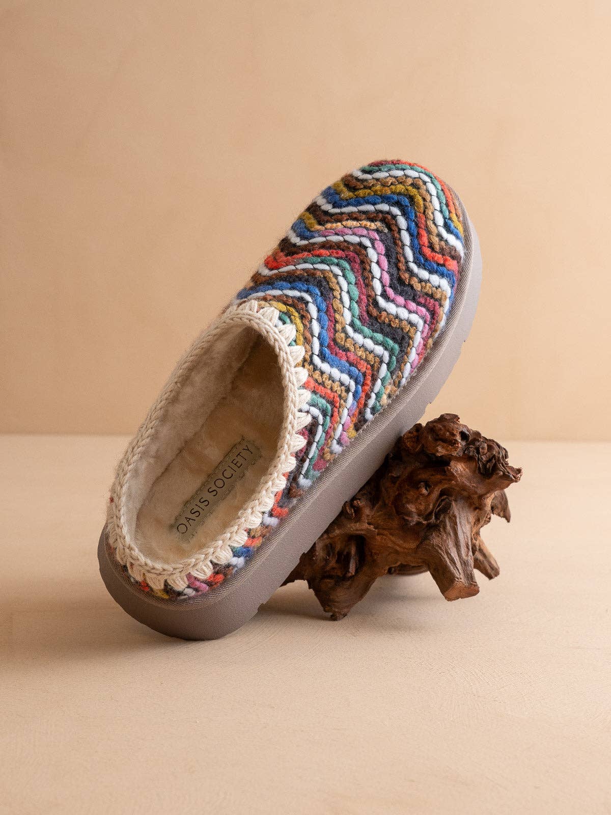 Brandi - Multi Color Cozy Mule Slipper
