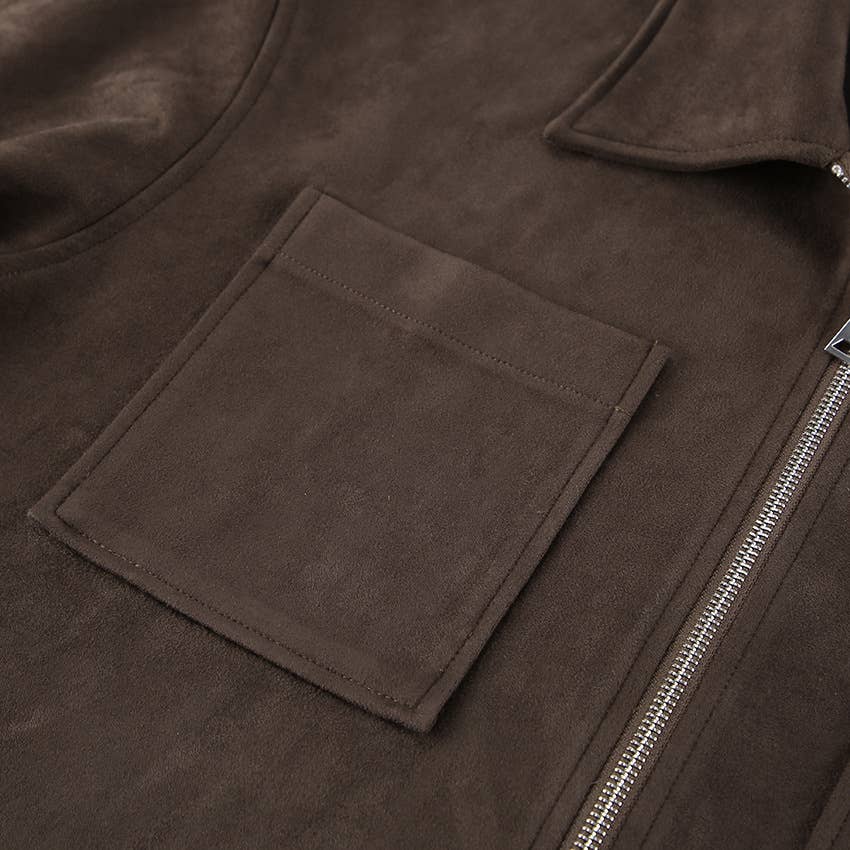 Woodstock Faux Suede Jacket
