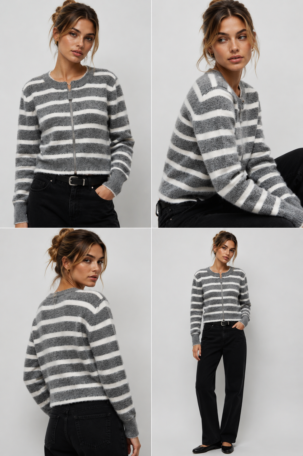 Shay Zip Cardigan