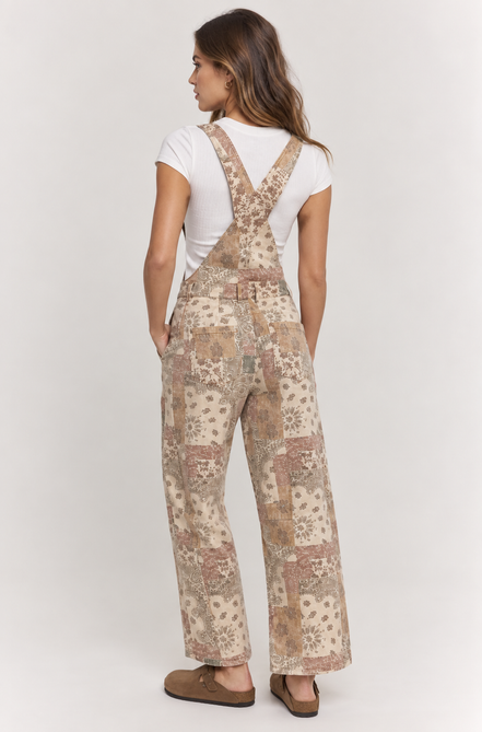 Indie Boho Patchwork Overalls