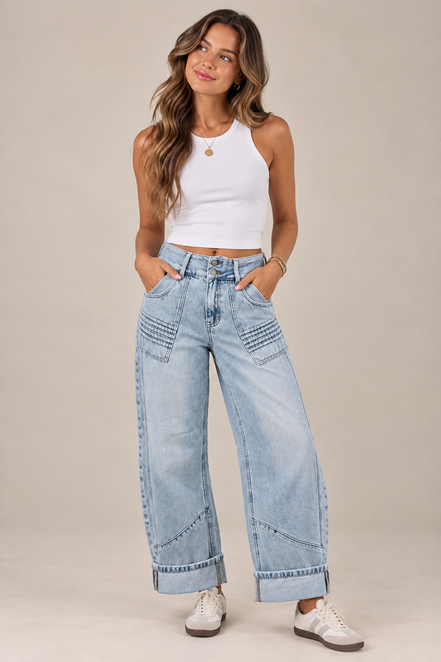 Leni Blue Jeans Barrel Fit