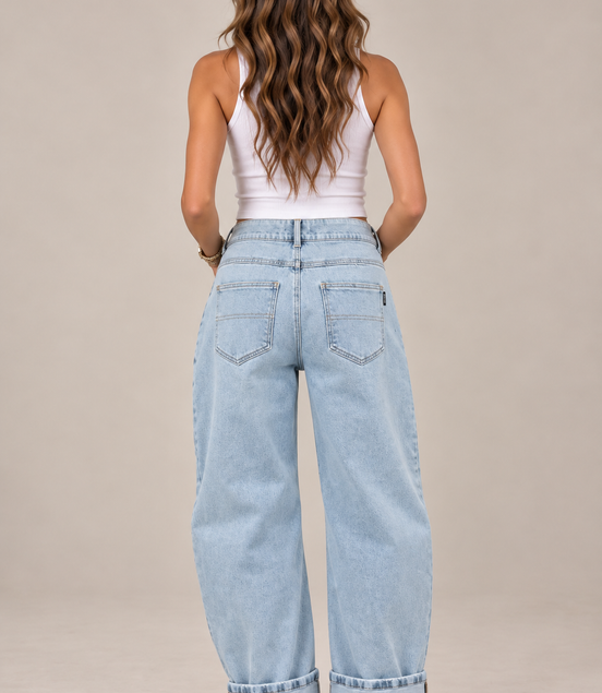 Leni Blue Jeans Barrel Fit