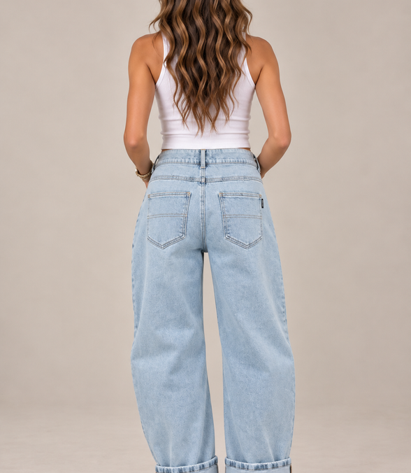 Leni Blue Jeans Barrel Fit