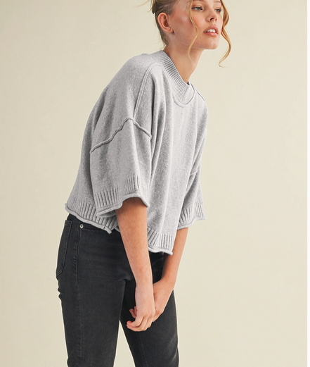 Shea – Cropped Knit Top