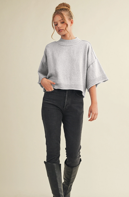 Shea – Cropped Knit Top