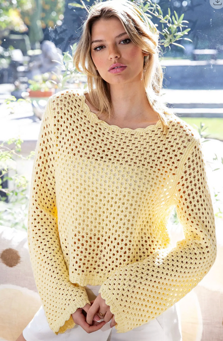 Kimberly - Open Knit Sweater