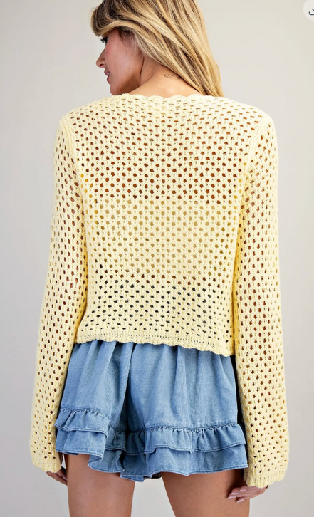 Kimberly - Open Knit Sweater