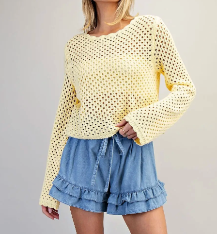 Kimberly - Open Knit Sweater