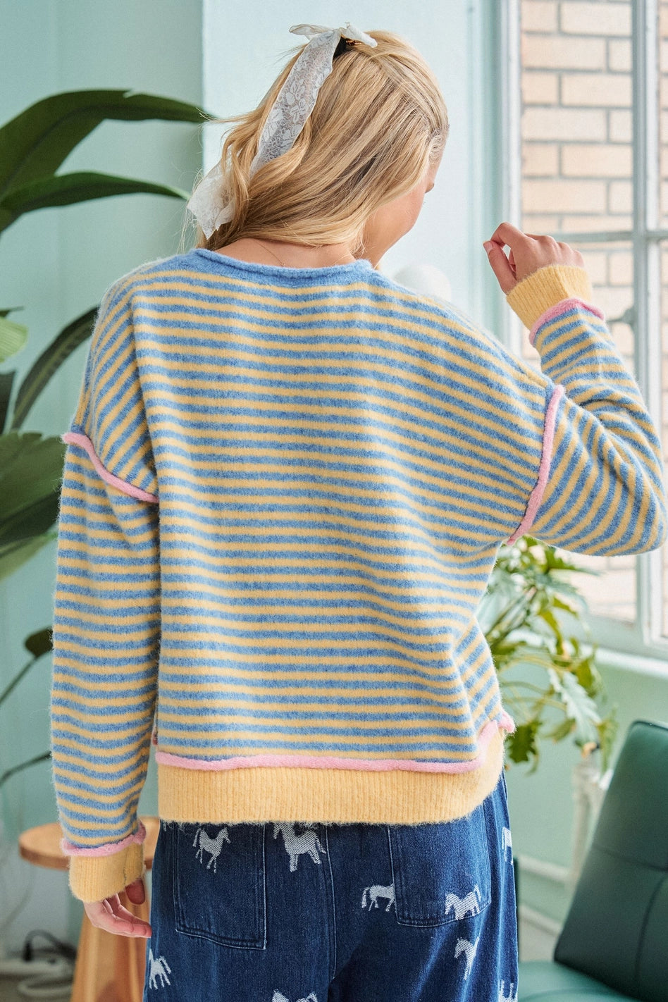Angie Striped Sweater