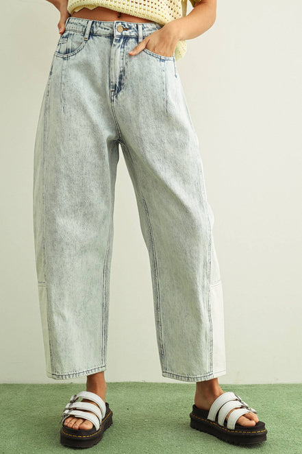 Hollie - Barrel Jeans