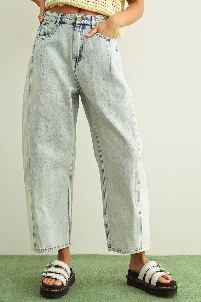 Hollie - Barrel Jeans