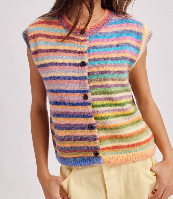 COMING SOON! Sky - Rainbow Stripe Vest