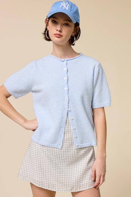 Stevie - Short Sleeve Cardigan