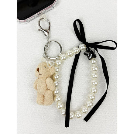 Teddy Bear and Bow, Heart or Bow Mixed keychain