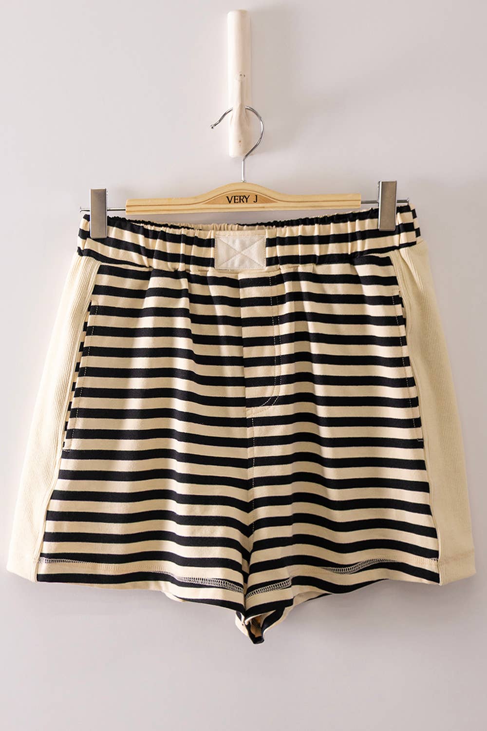 Tate Striped Color Block Lounge Shorts