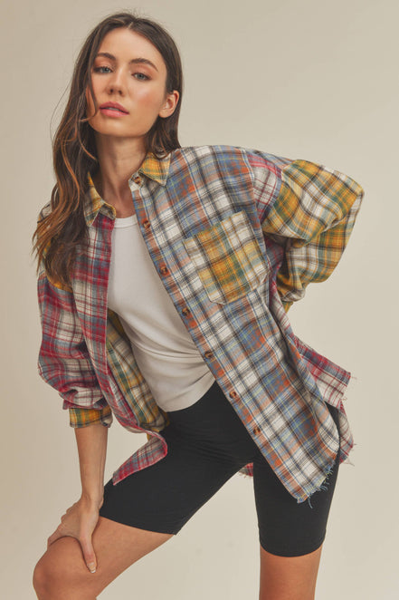 Frankie - Patchwork Flannel