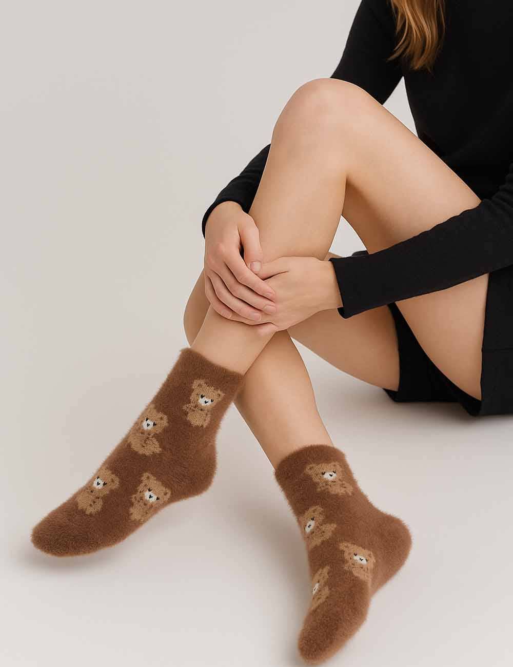 Snuggle - Teddy Bear Socks
