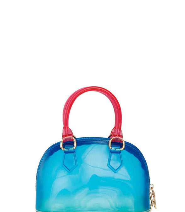 Jelly Dome Satchel Crossbody Bag