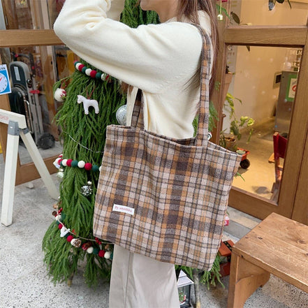 Scout Plaid Tote Bag