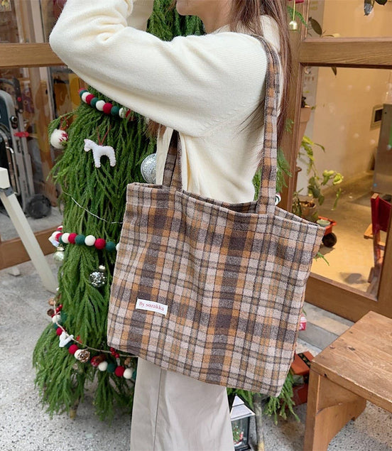 Scout Plaid Tote Bag