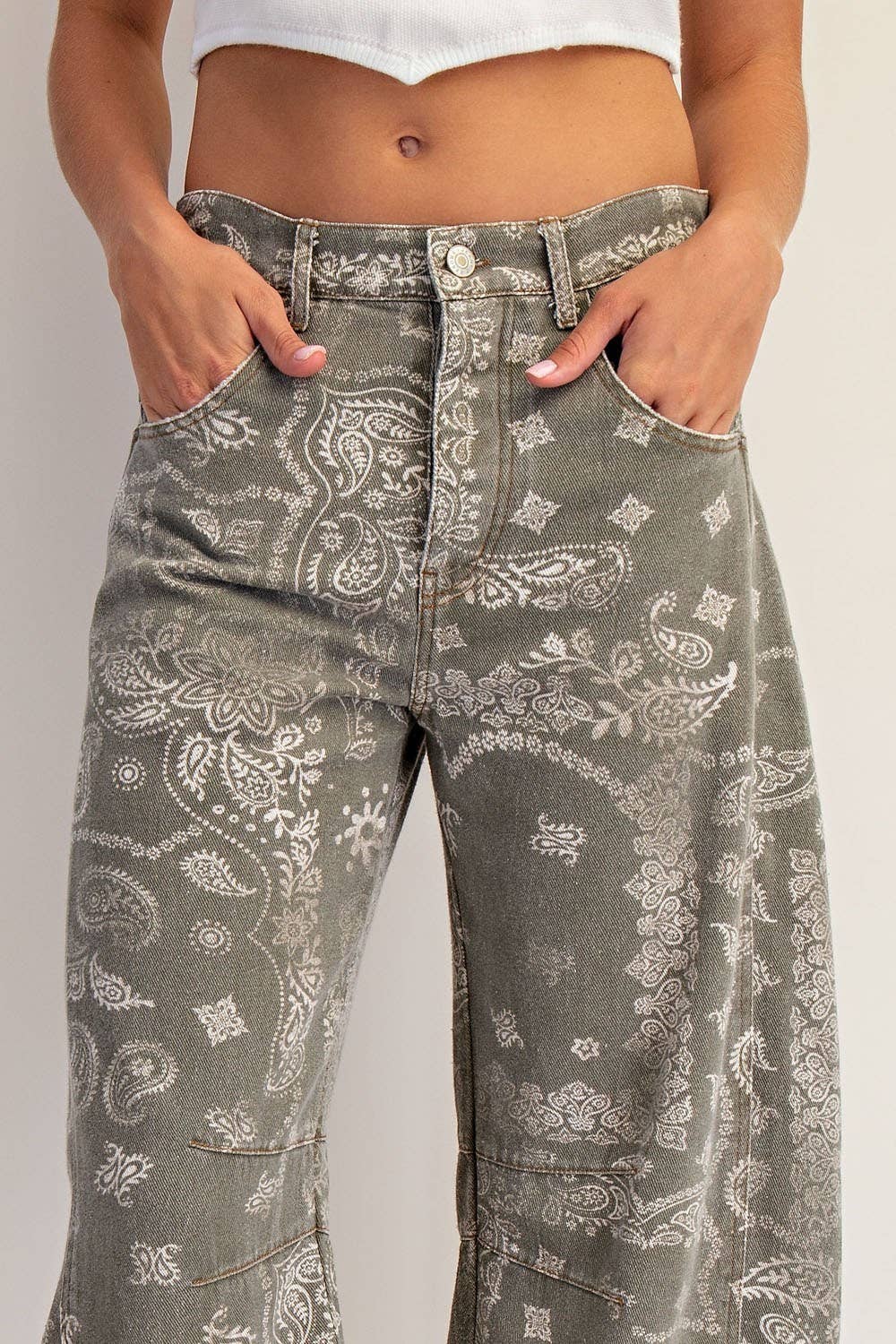 Paisley - Barrel Jeans