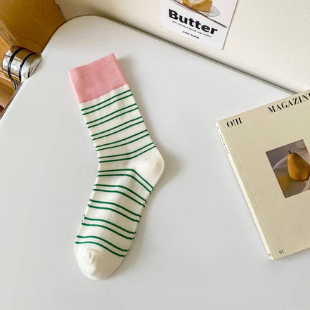 Scout Stripe Crew Socks