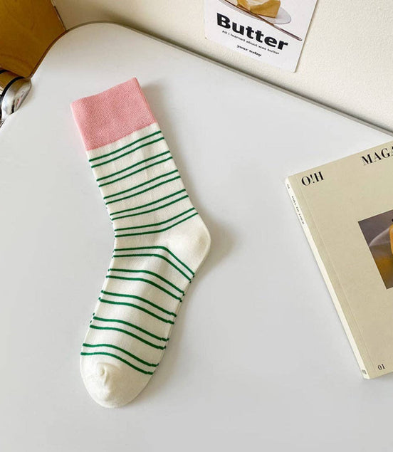 Scout Stripe Crew Socks