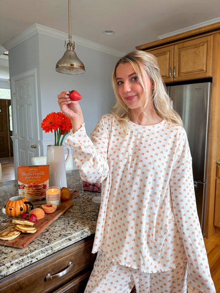 Pumpkin Autumn Fall Lounge Top