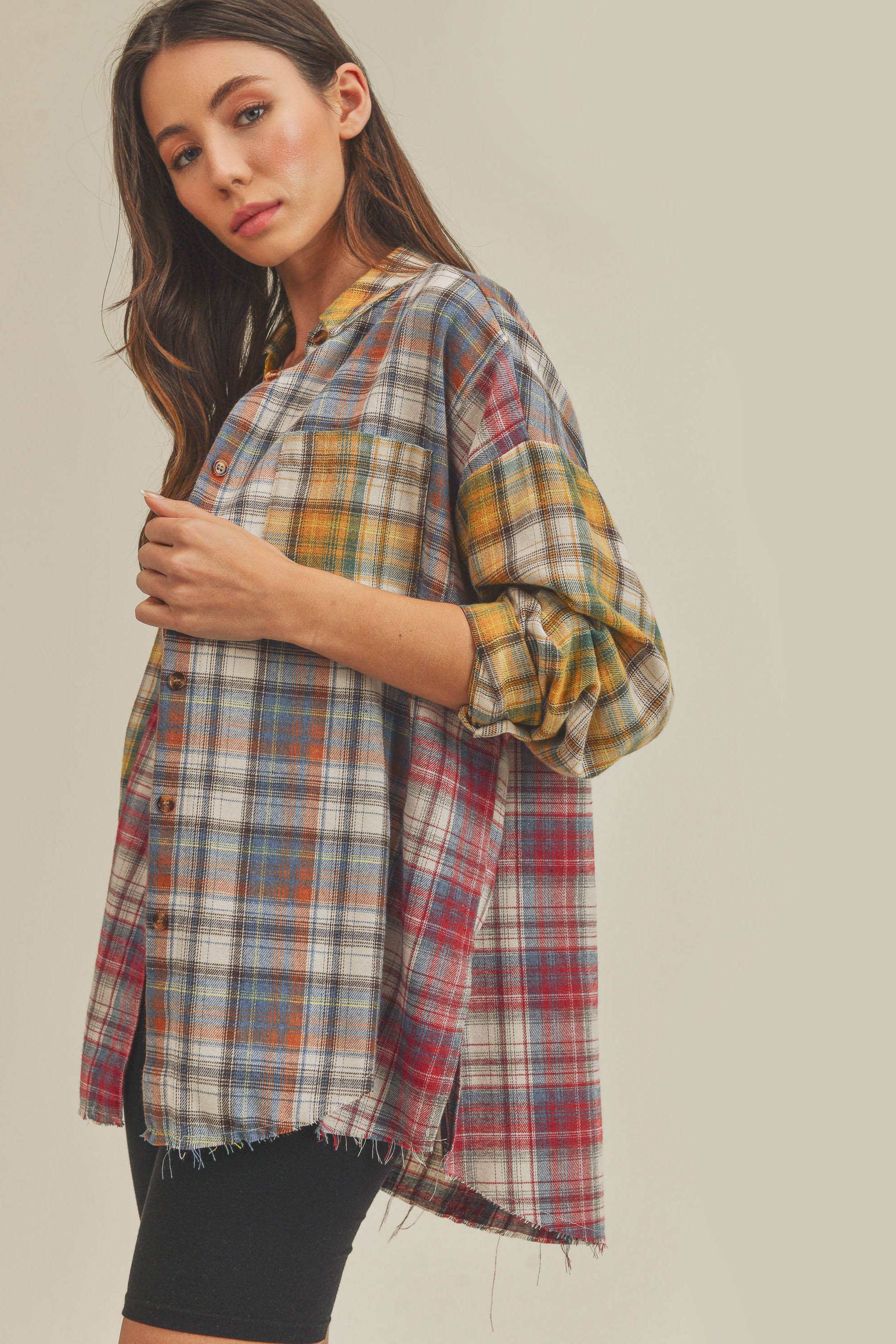 Frankie - Patchwork Flannel