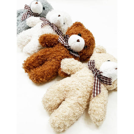 Plush Bear Charm Keychain