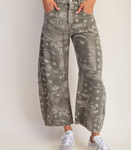 Paisley - Barrel Jeans