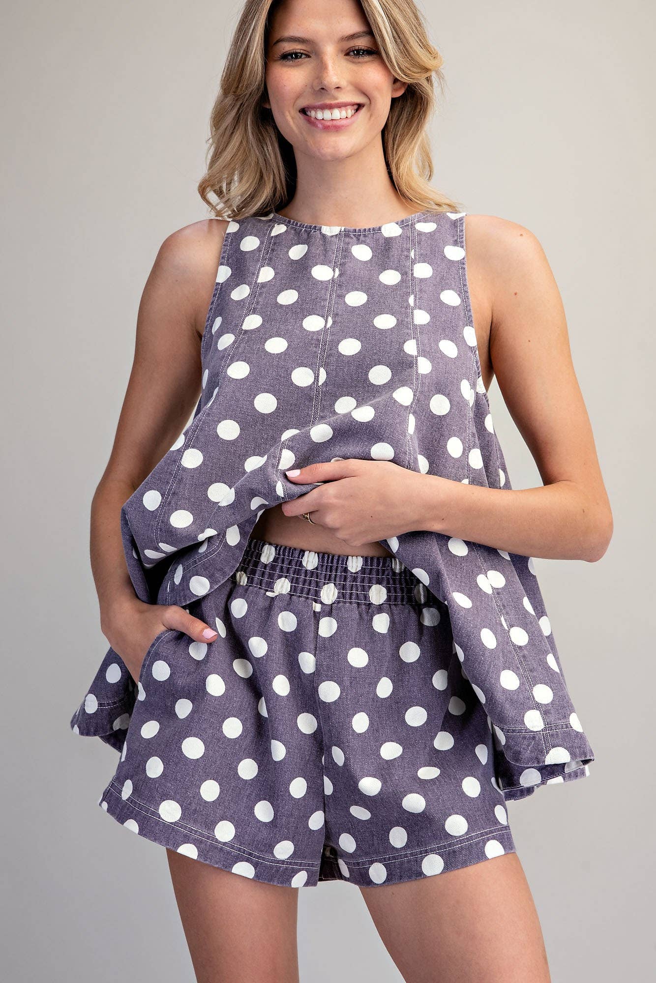 Sugar Plum Polka Dot Shorts