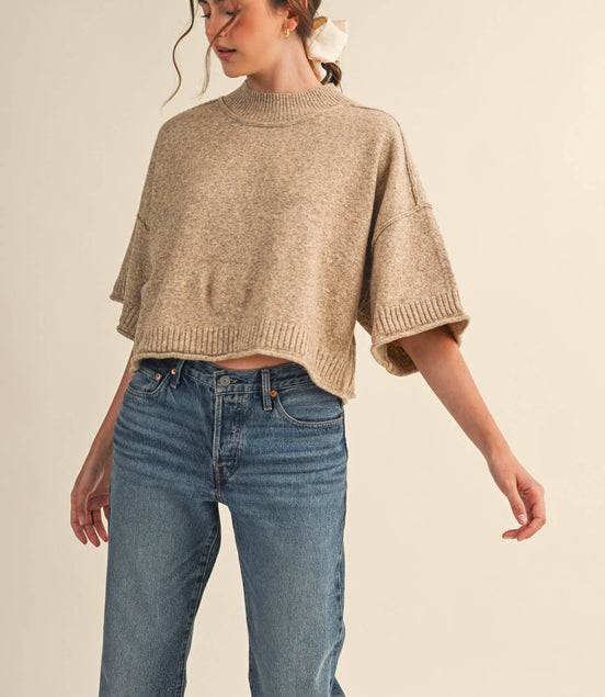 Shea – Cropped Knit Top