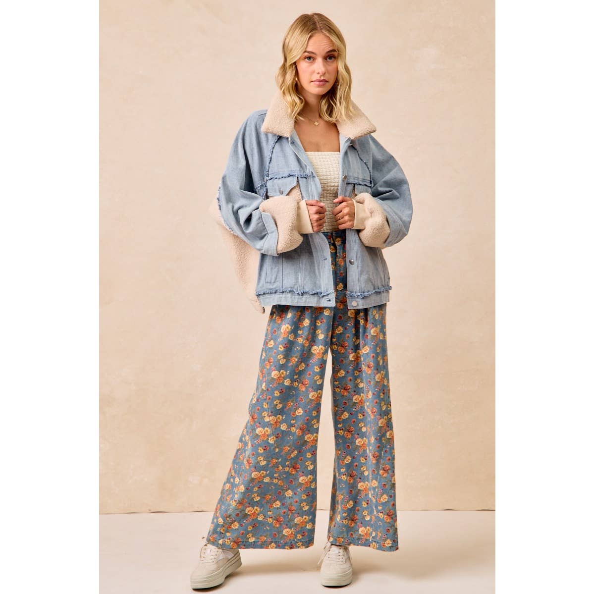 Aspen - Denim and Sherpa Jacket